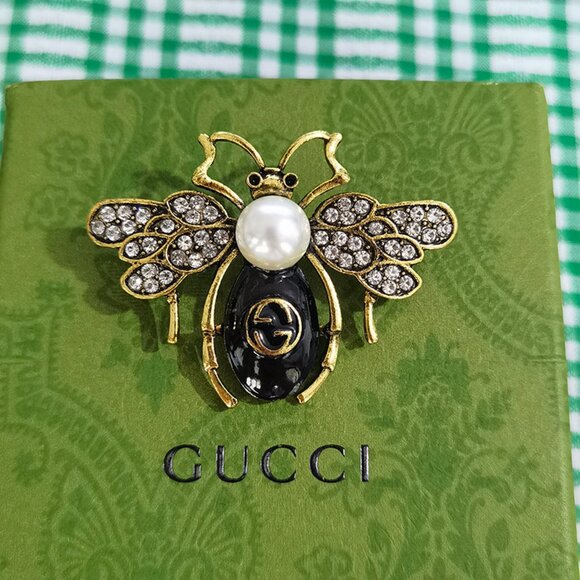 Gucci Retro Metal Style Bee Brooch - Picture 8 of 8